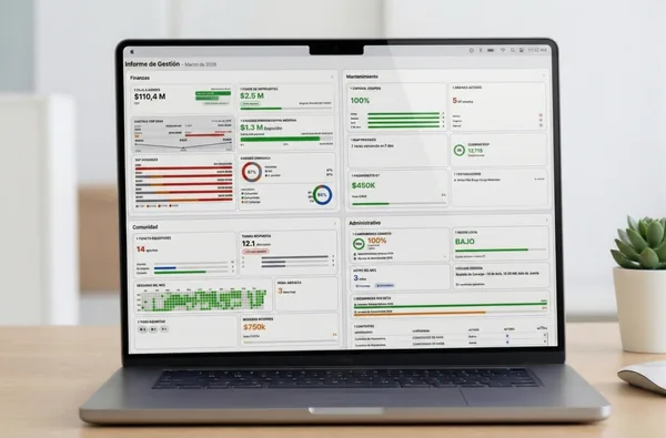 Informe de gestión automático — Adminia