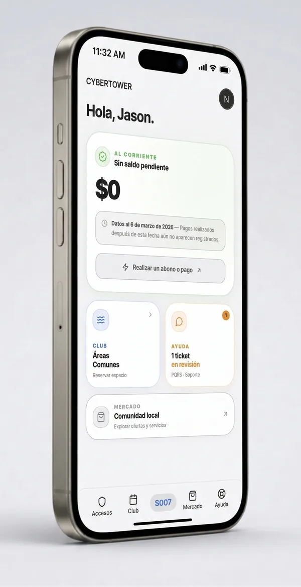 Mercado del edificio y PQRS — Adminia